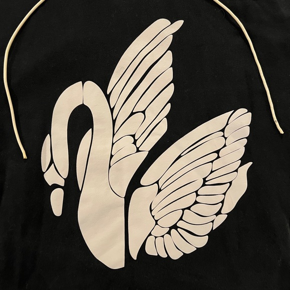 WELL KNOWN Studios Swan Hoodie Sweatshirt - Size XL (Fit M/L) - Picture 3 of 12
